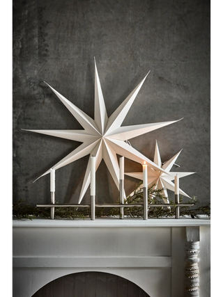 Candle Holder Maxi antique silver 80cm