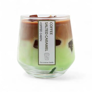 Geurkaars Coffee and Salted caramel groot