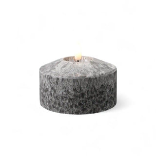 Vela LED Marble negro – 10x5,5cm