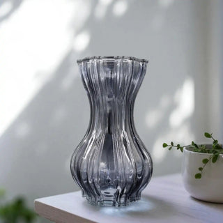 Vase Flin Fion grau 25cm
