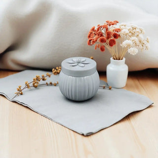 Storage jar Seckau blue metal 9cm