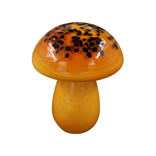 Champignon orange verre 14cm