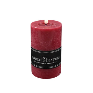 LED-Kerze 8x13cm rot