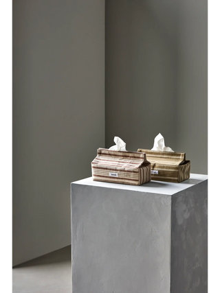 Taschentuchbox Tissue Dunkel Oliv