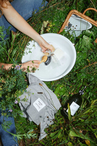 Wash basin white metal 40cm