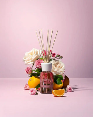 Geurstokjes 250ml Ambra & Rosa