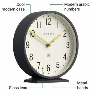 Q Tischuhr petrolblau 20cm