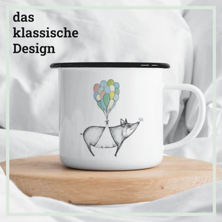 Tasse en émail Veel Geluk – 300 ml
