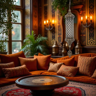 Hanglamp Vilar antiek brons 60cm