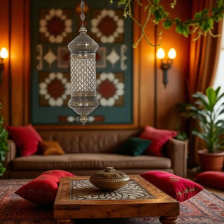 Hanglamp Valverde antiek brons 75cm