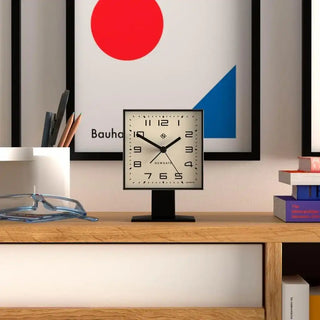 Victor tafelklok / wekker zwart - Het Adres