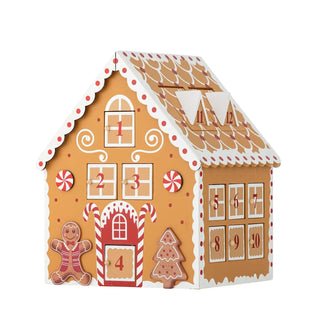 Adventkalender hout bruin Ginnie van Bloomingville, duidelijk als hoofdfoto afgebeeld