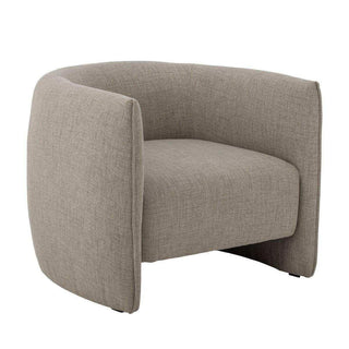 Bacio fauteuil beige 87cm van Bloomingville, van dichtbij met materiaal en afwerking zichtbaar