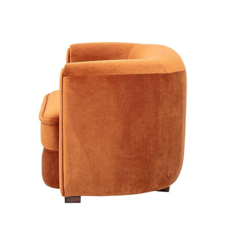 Bank bruin Malala 152cm van Bloomingville, met materiaal en structuur van dichtbij zichtbaar