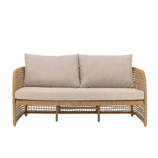 Bank polyrattan nature Penzano 164cm van Bloomingville, vanuit een aanvullend productaanzicht