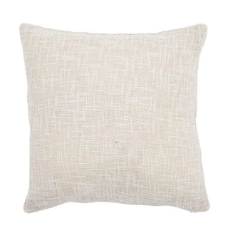 Batley kussen naturel 45cm van Bloomingville, van dichtbij met patroon en stofstructuur zichtbaar