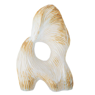 Beeld aardewerk nature Eviella 38cm van Bloomingville, aan de achterzijde met afwerking zichtbaar