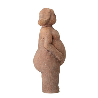 Beeld terracotta bruin Sidsel 25cm van Bloomingville, vanuit een aanvullend productaanzicht