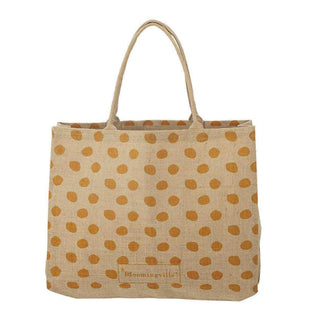 Bergamo shopper bag yellow jute - Het Adres