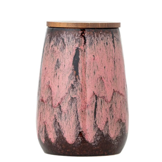 Bewaarpot aardewerk roze Rayen 18cm van Bloomingville, duidelijk als hoofdfoto afgebeeld