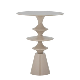Bijzettafel aluminium beige Samio 35cm van Bloomingville, duidelijk als hoofdfoto afgebeeld