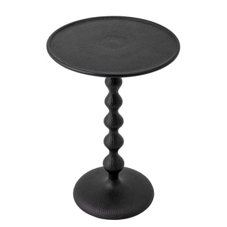 Bijzettafel aluminium zwart Anka 38cm van Bloomingville, van bovenaf met vorm en indeling zichtbaar