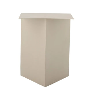 Bijzettafel metaal nature Tasha 35cm van Bloomingville, van bovenaf met vorm en indeling zichtbaar