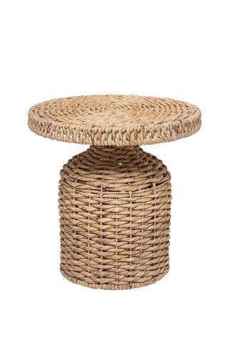 Bijzettafel waterhyacint nature Camo 46cm van Bloomingville, duidelijk als hoofdfoto afgebeeld