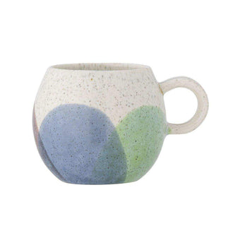 Blauwe en groene Paula mok - 275ml van Bloomingville, duidelijk als hoofdfoto afgebeeld