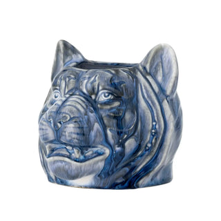 Bloempot aardewerk blauw Abner van Bloomingville, duidelijk als hoofdfoto afgebeeld