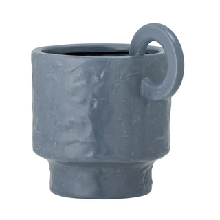Bloempot aardewerk blauw alfine 19cm van Bloomingville, vanuit een aanvullend productaanzicht