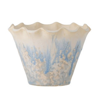 Bloempot aardewerk blauw Bertha 14cm van Bloomingville, duidelijk als hoofdfoto afgebeeld