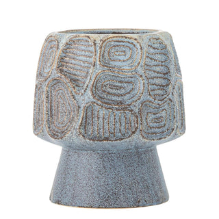 Bloempot aardewerk blauw Clarke 16cm van Bloomingville, duidelijk als hoofdfoto afgebeeld