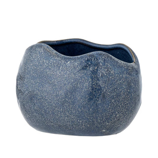 Bloempot aardewerk blauw Pennie van Bloomingville, duidelijk als hoofdfoto afgebeeld