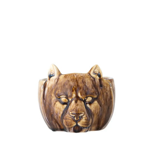 Bloempot aardewerk bruin Abner 11cm van Bloomingville, vanuit een aanvullend productaanzicht