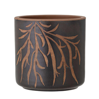 Bloempot terracotta bruin Dres 16cm van Bloomingville, duidelijk als hoofdfoto afgebeeld