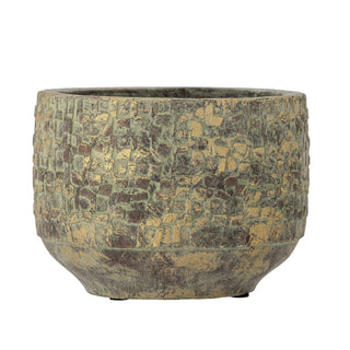 Bloempot terracotta groen Mawi 22cm van Bloomingville, duidelijk als hoofdfoto afgebeeld
