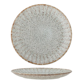 Bord aardewerk beige/naturel Fleur 27cm van Bloomingville, duidelijk als hoofdfoto afgebeeld