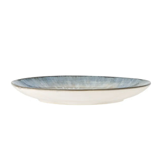 Bord aardewerk blauw Calen 22cm van Bloomingville, vanuit een aanvullend productaanzicht
