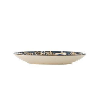 Bord aardewerk blauw Hezha 16cm van Bloomingville, vanuit een aanvullend productaanzicht