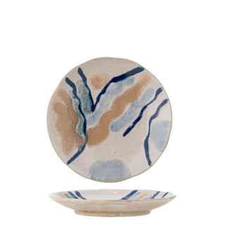 Bord aardewerk blauw Imogen 16cm van Bloomingville, duidelijk als hoofdfoto afgebeeld