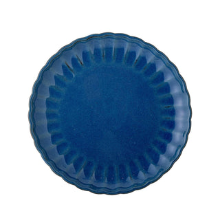 Bord aardewerk blauw Latina 20cm van Bloomingville, vanuit een aanvullend productaanzicht