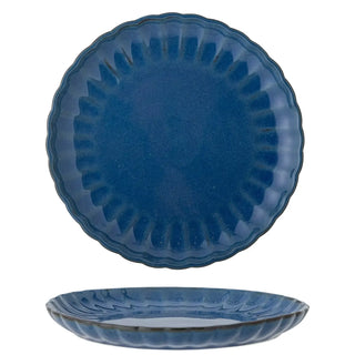 Bord aardewerk blauw Latina 27cm van Bloomingville, duidelijk als hoofdfoto afgebeeld