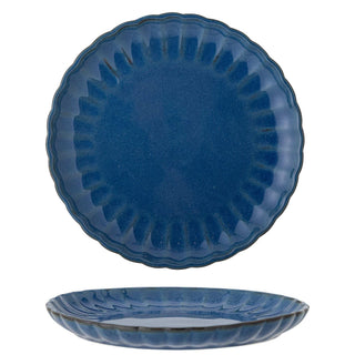 Bord aardewerk blauw Latina van Bloomingville, duidelijk als hoofdfoto afgebeeld