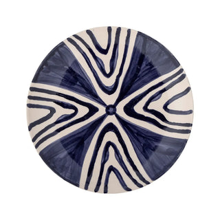 Bord aardewerk blauw Shama 20cm van Bloomingville, duidelijk als hoofdfoto afgebeeld
