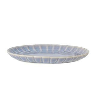 Bord aardewerk donkerblauw Latina 20cm van Bloomingville, aan de achterzijde met afwerking zichtbaar