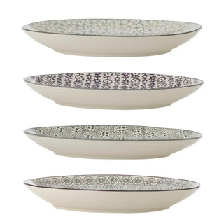 Bord aardewerk multi Karine 25cm - set van 4 van Bloomingville, vanuit een aanvullend productaanzicht