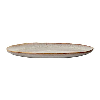 Bord aardewerk nature Sandrine 28cm van Bloomingville, van bovenaf met vorm en indeling zichtbaar