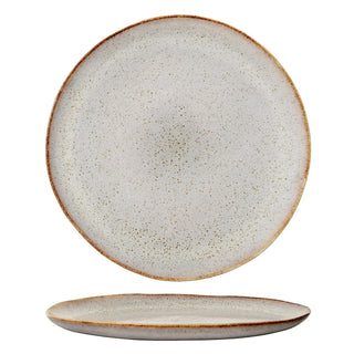 Bord aardewerk nature Sandrine 28cm van Bloomingville, duidelijk als hoofdfoto afgebeeld
