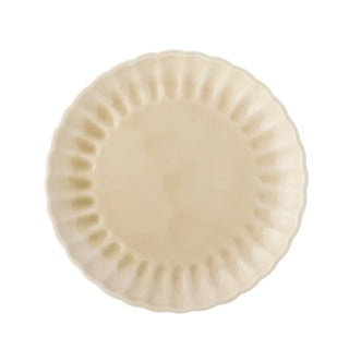 Bord aardewerk naturel Latina 20cm van Bloomingville, aan de achterzijde met afwerking zichtbaar